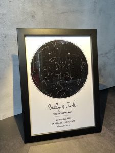 Night Sky Star Map