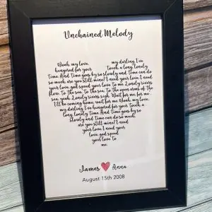 Your song heart print
