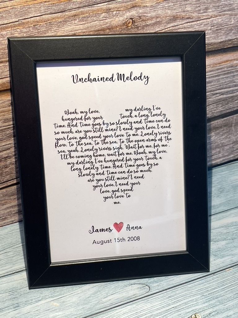 Your song heart print