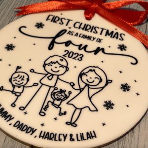 first christmas a family of 5
