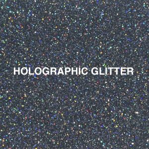 holographic glitter ticket