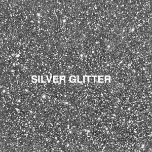 silver glitter ticket