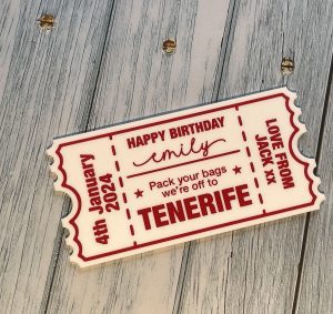 unique ticket gift ideas