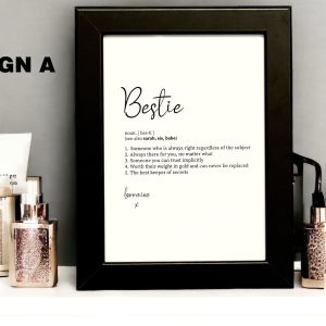 best friends print design b