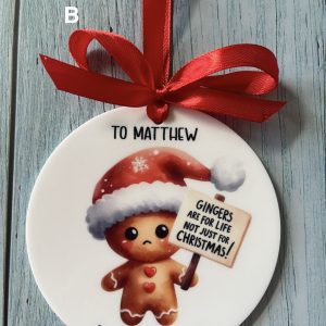 gingers are for life not just for christmas