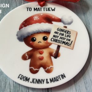 gingers are for life not just for christmas b