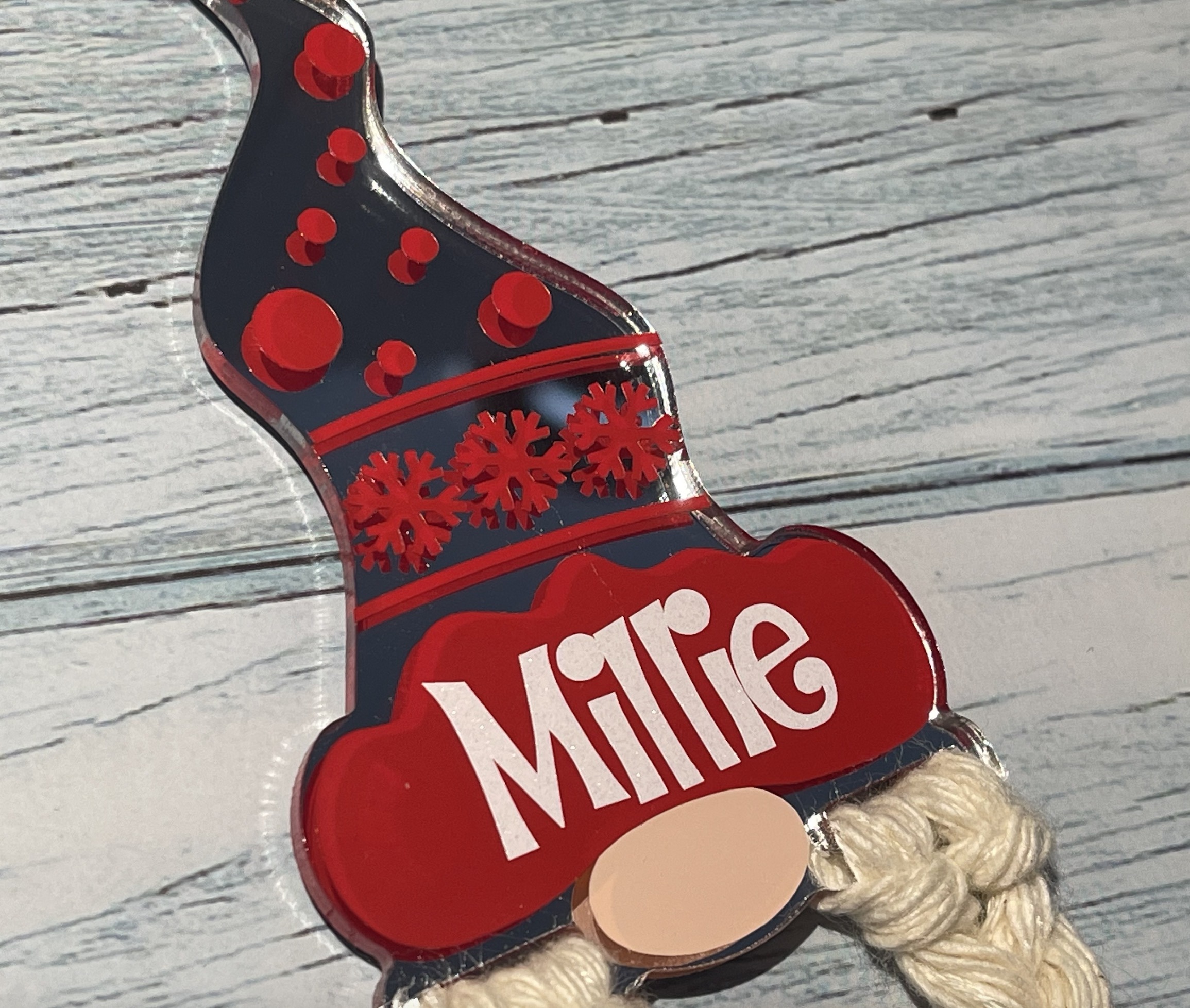 mirror gonk tree decoration