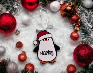 personalised-penguin christmas