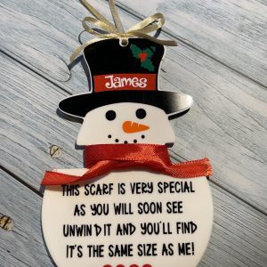 snowman text