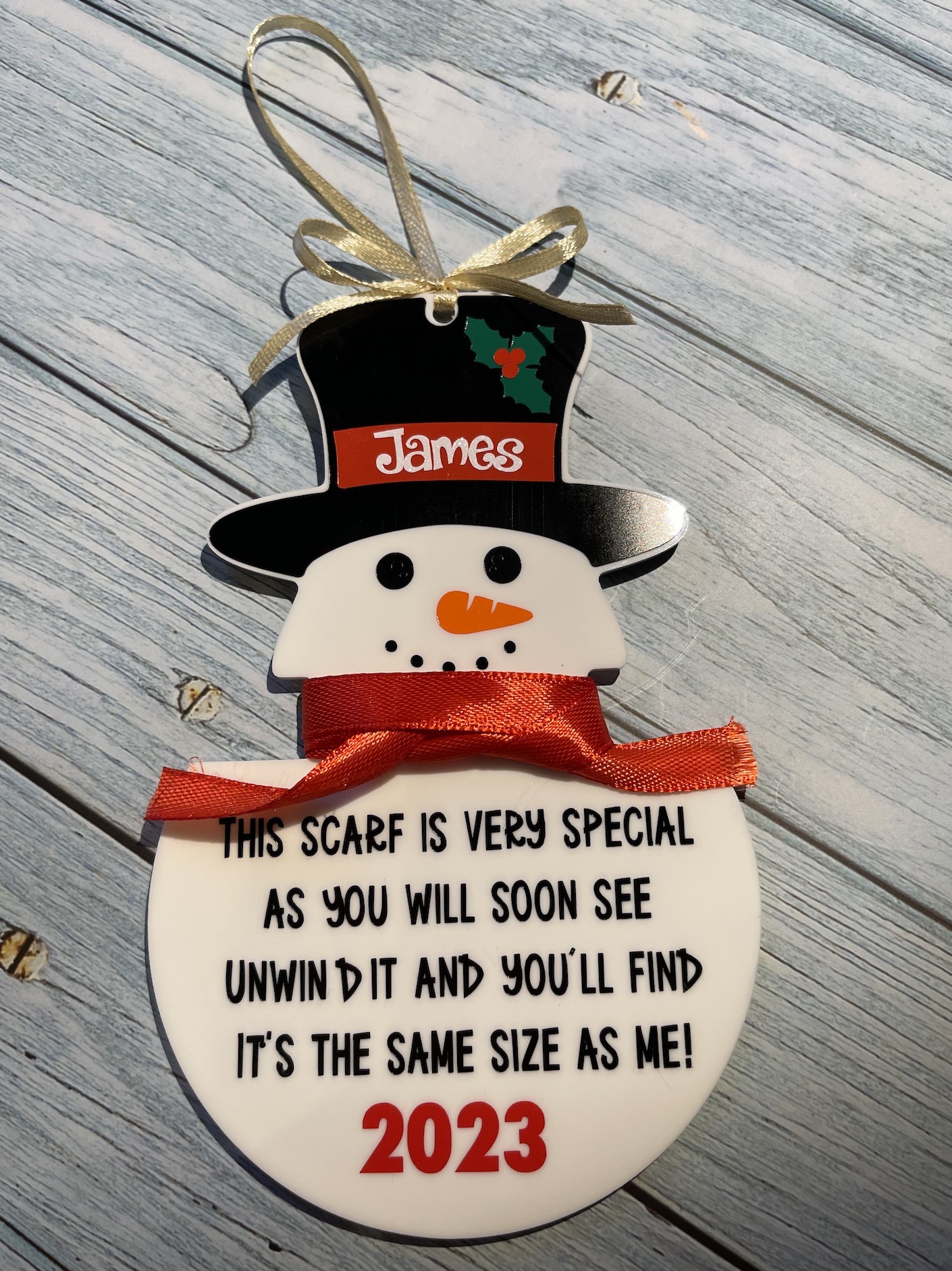 snowman text