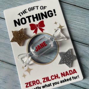 The personalised gift of nothing