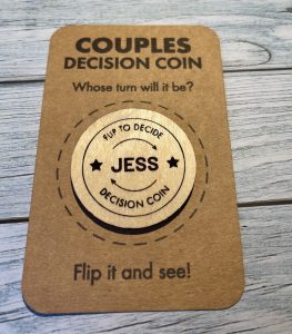couples decision coin flip
