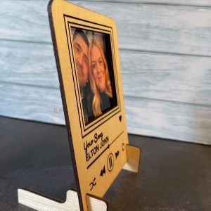 personalised wooden song plaque
