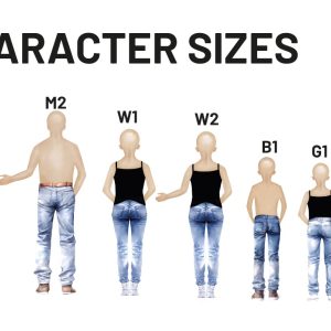 character size options
