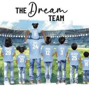 family football shirt print