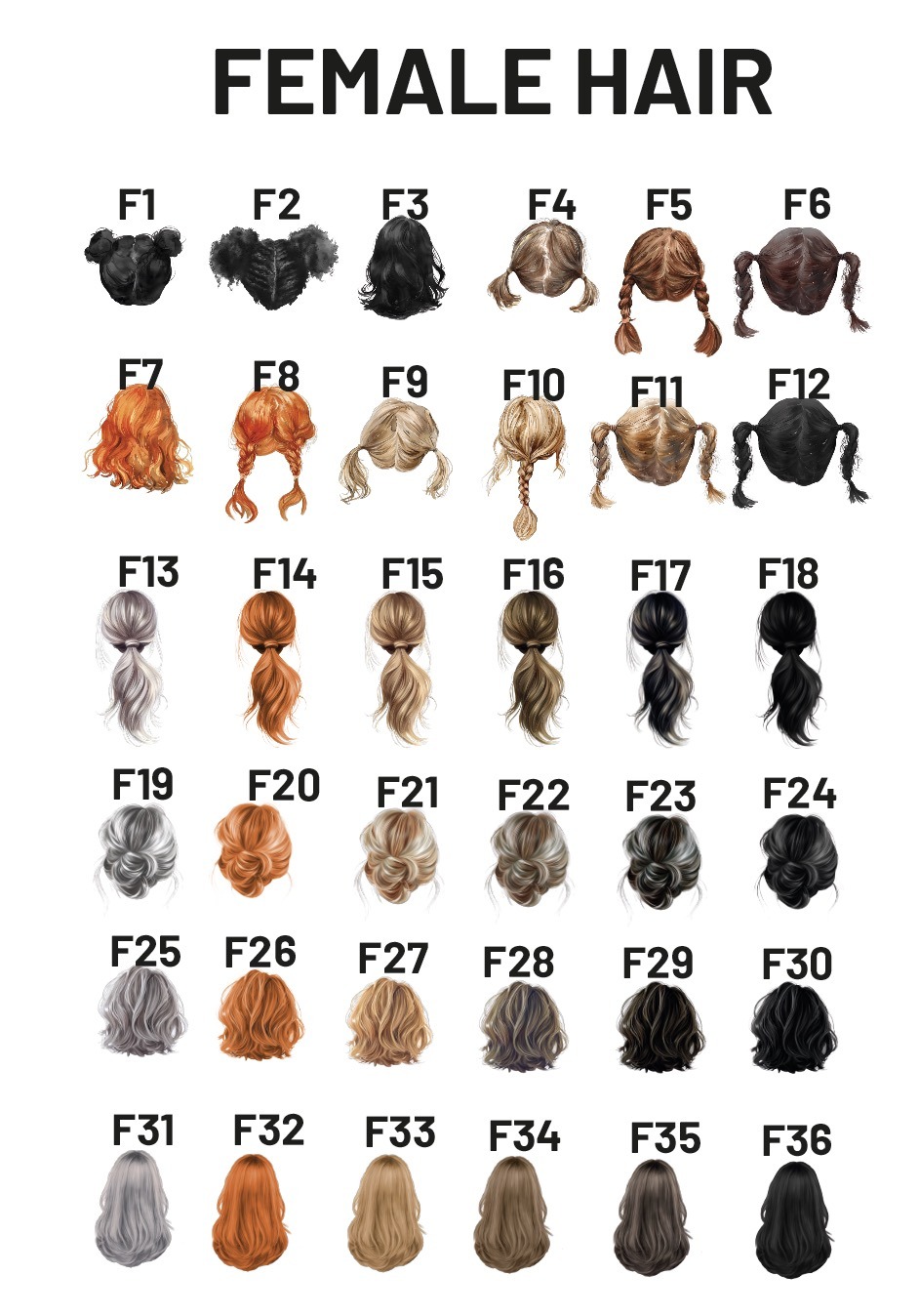 female hair options