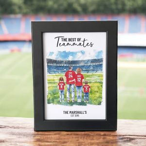 Football shirt family print