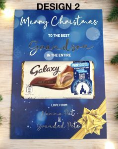 Galaxy Christmas chocolate bar gift