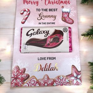 personalised galaxy chocolate bar gift