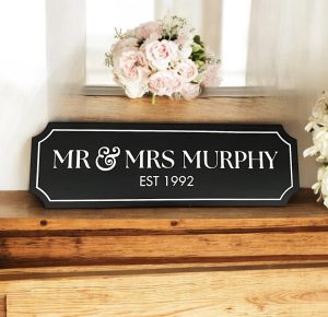 Mr & Mrs Street Sign