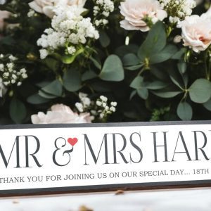 Personalised Wedding Street Sign