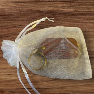 wood keyring gift