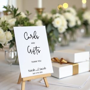 Cards and gifts display sign