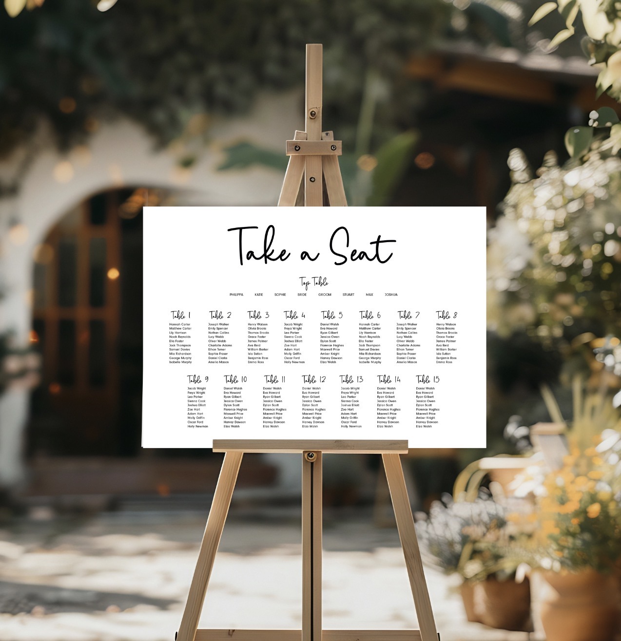 Take a Seat Wedding Sign | The Contemporary Suite - Image 3