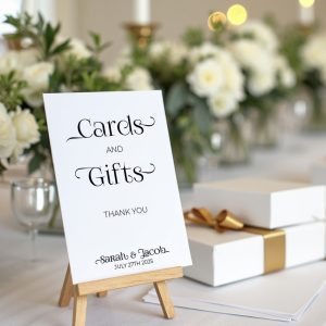 cards and gifts weddign sign - The Grand Baroque