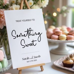 wedding sweet sign