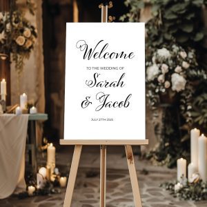 wedding welcome sign - calligrapher's edit collection