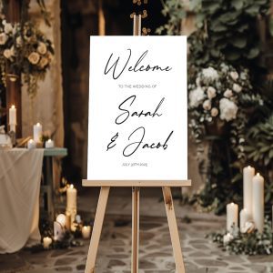 welcome to our wedding sign The Signature Collection
