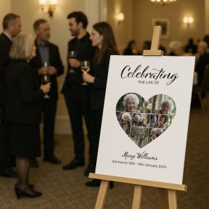 funeral photo boards