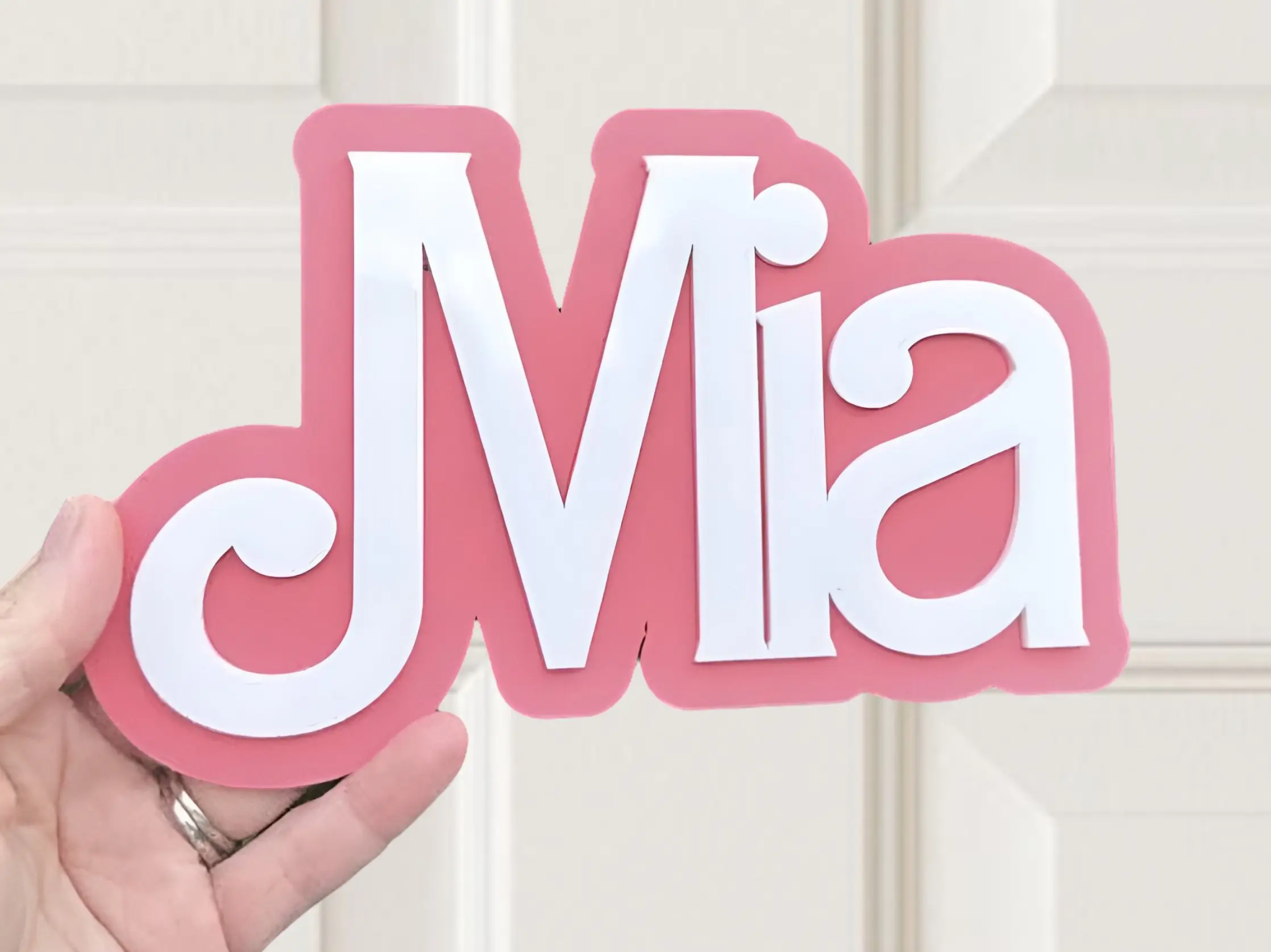 girls bedroom door plaque