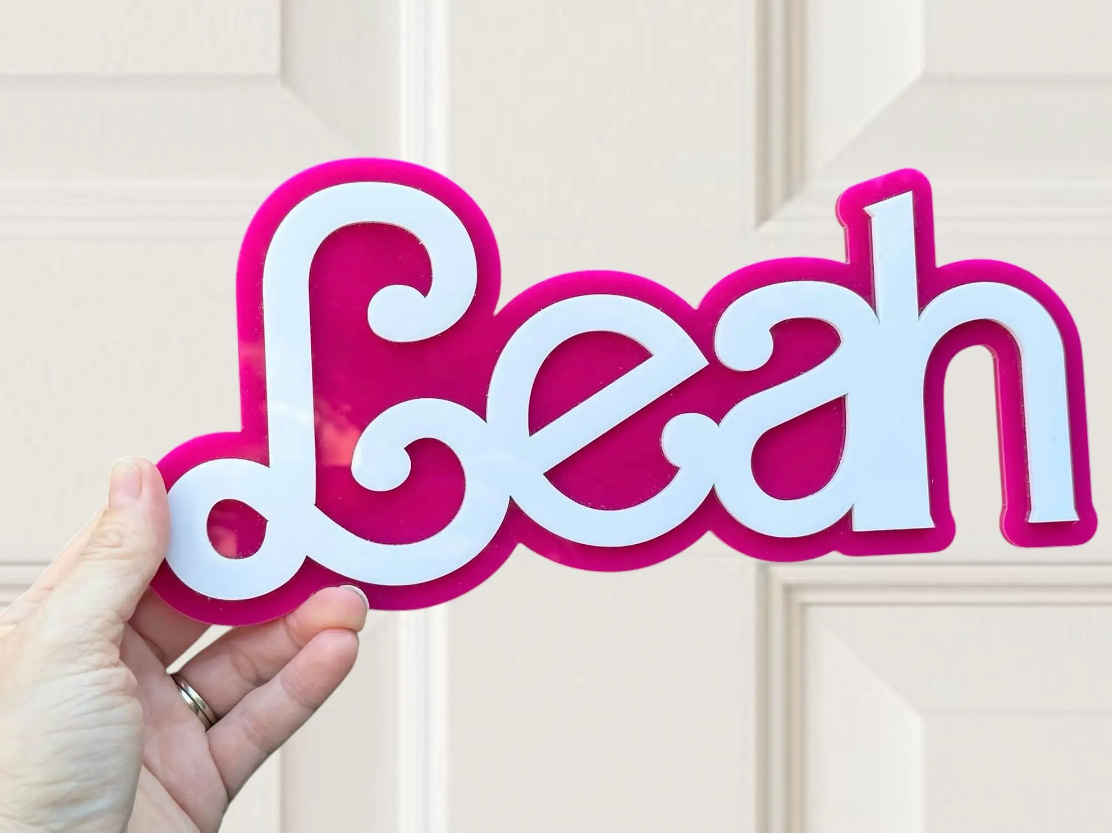girls bedroom door sign