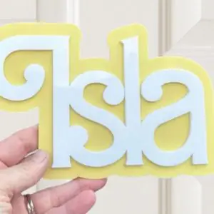 girls bedroom name sign
