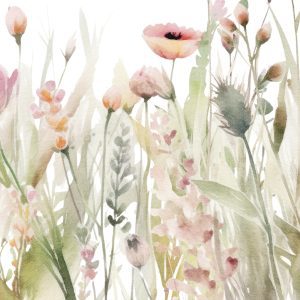 rustic wildflowers close up