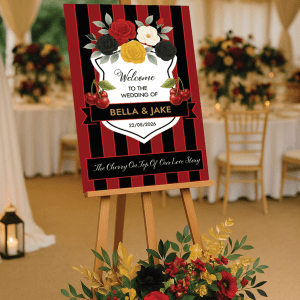 bournemouth football fans wedding sign