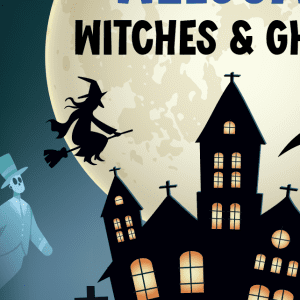 personalised haunted house halloween sign