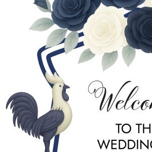 spurs football fan wedding sign
