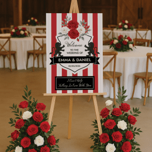 sunderland fans wedding sign