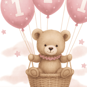 girls 1st birthday sign for party