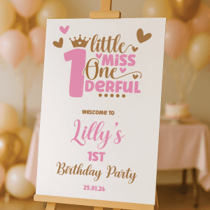 little miss onderful sign