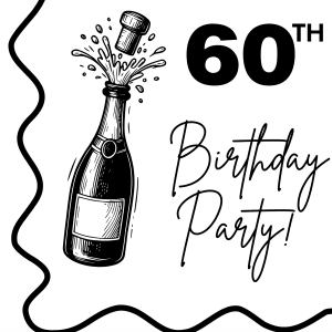 sign for 60th birthday