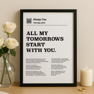 wedding song lyrics gift