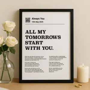 wedding song lyrics gift