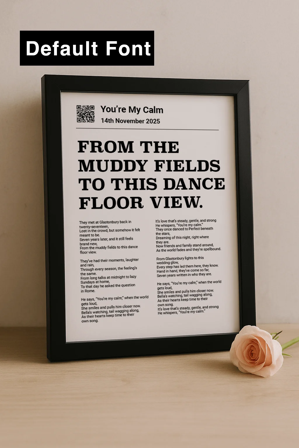 first dance song gift 2