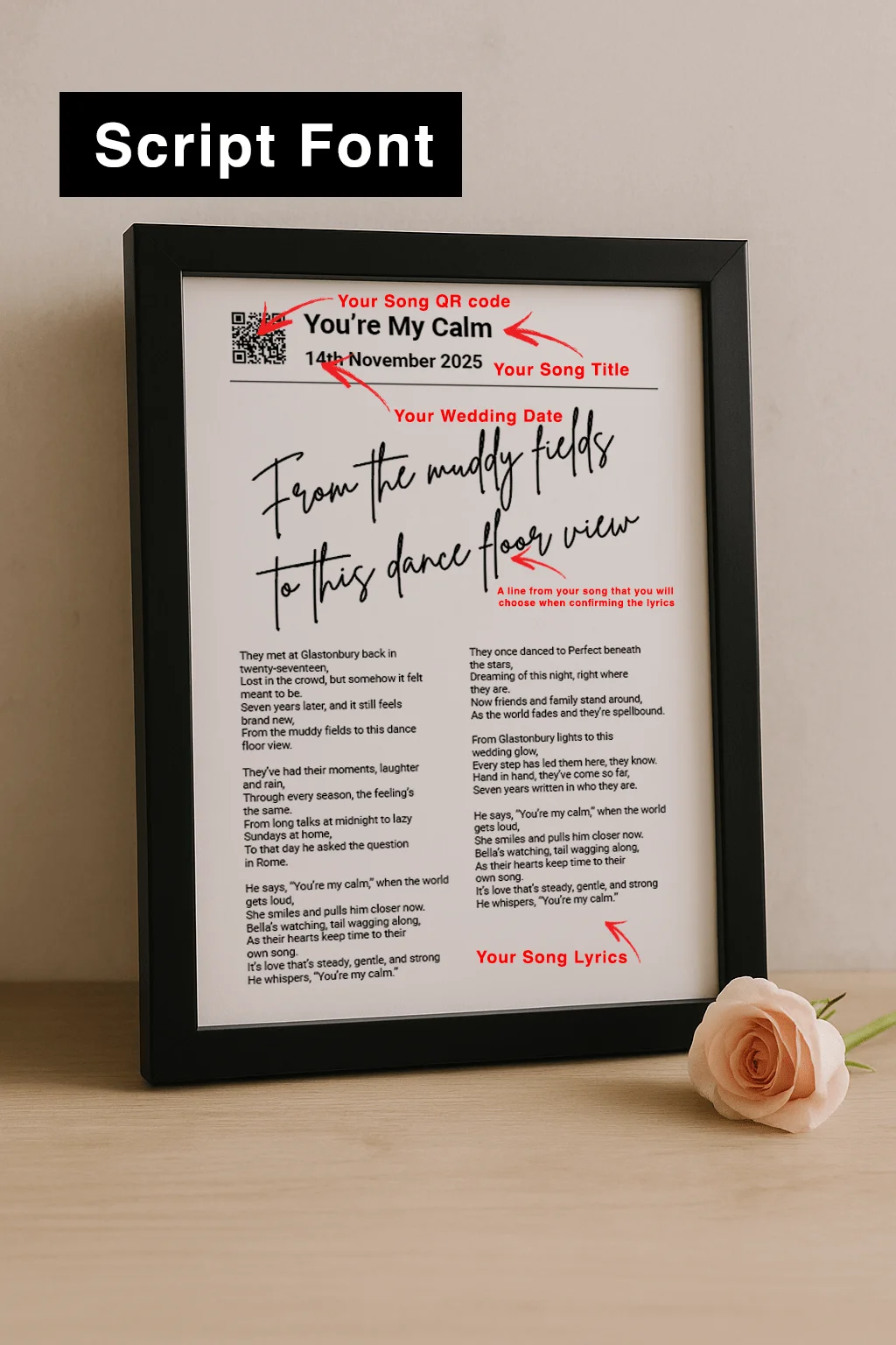 first dance song gift 3