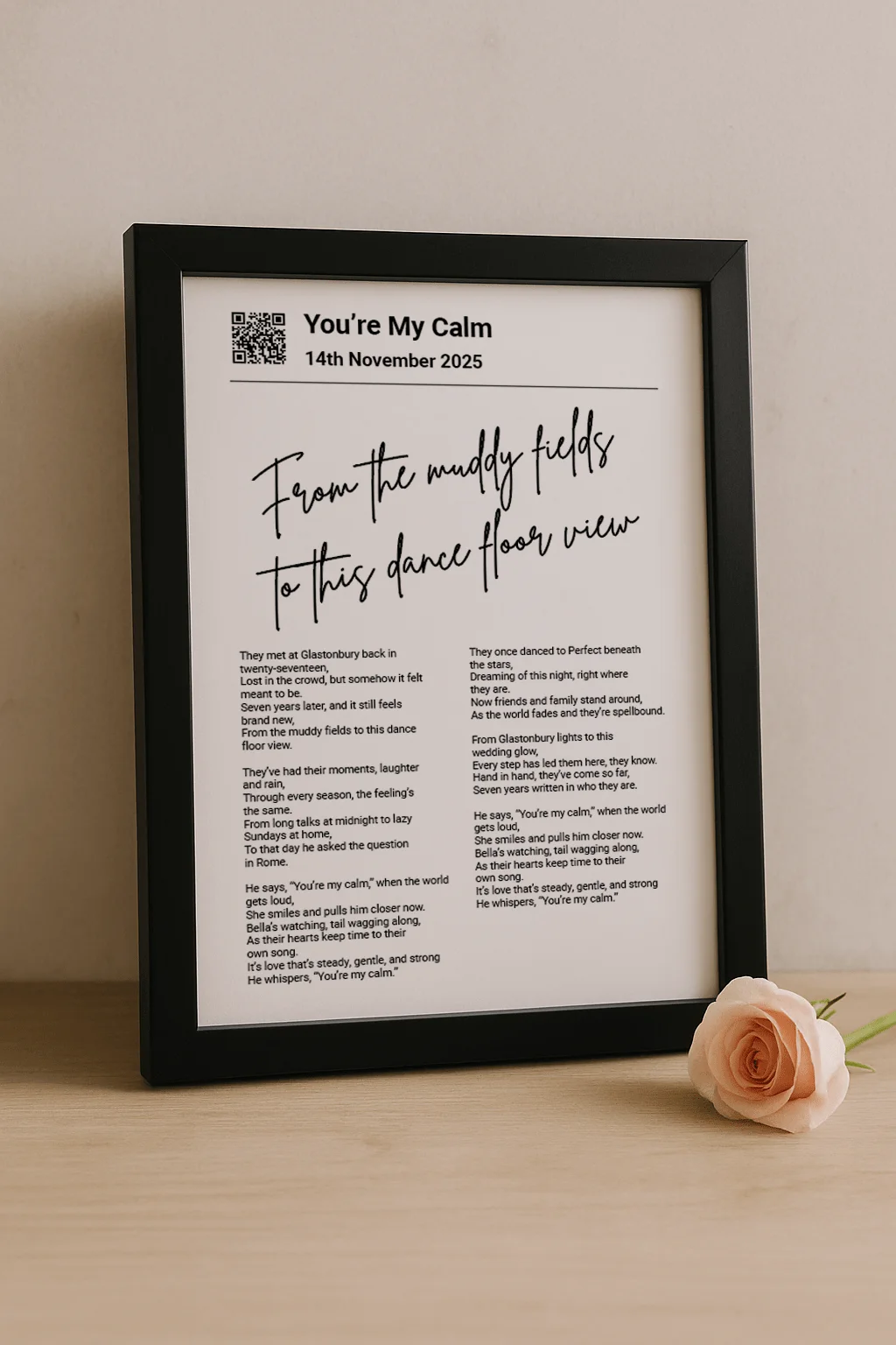 first dance song gift