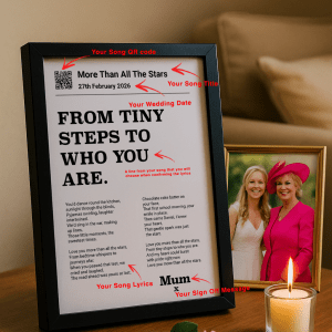 mother of bride wedding gift to daughter
